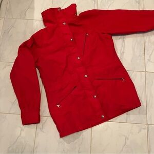 The North Face vintage, made in USA Red Winter rain Jacket. Gortex EUC!